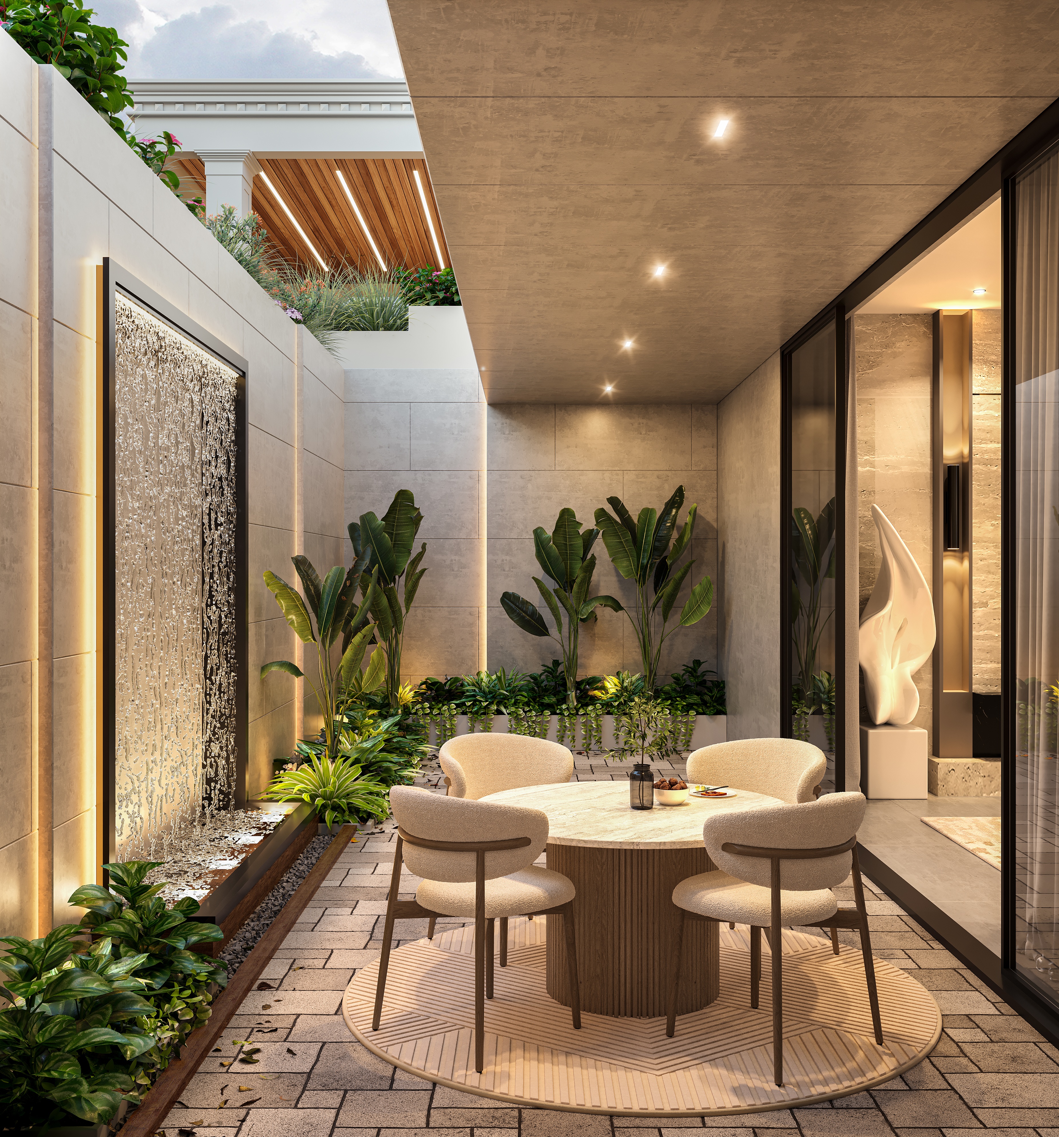 Modern Luxury Patio & Outdoor Lounge Design